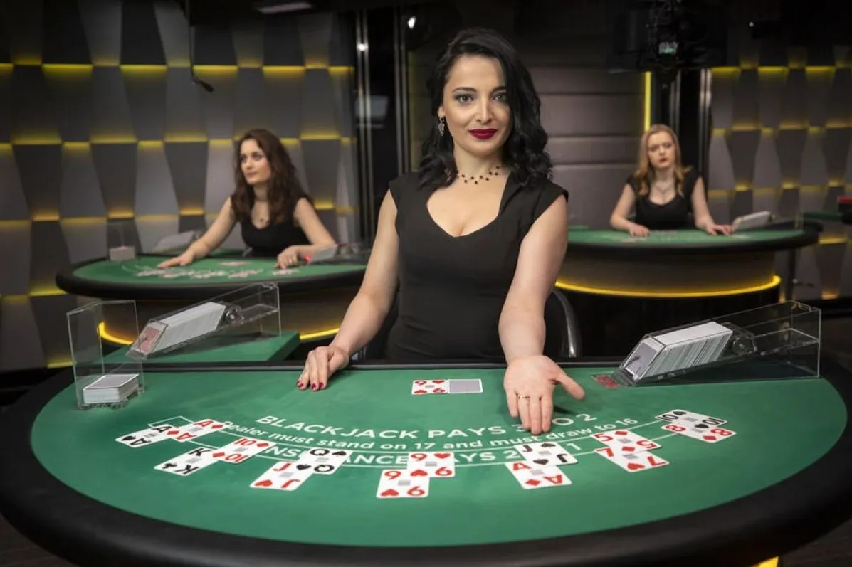 Live blackjack at JungleBet
